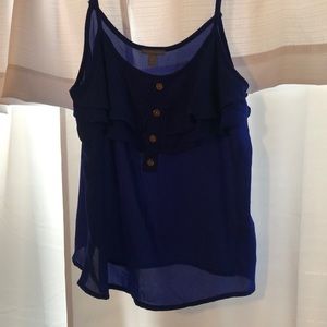 Charlotte Rousse royal blue tank top
